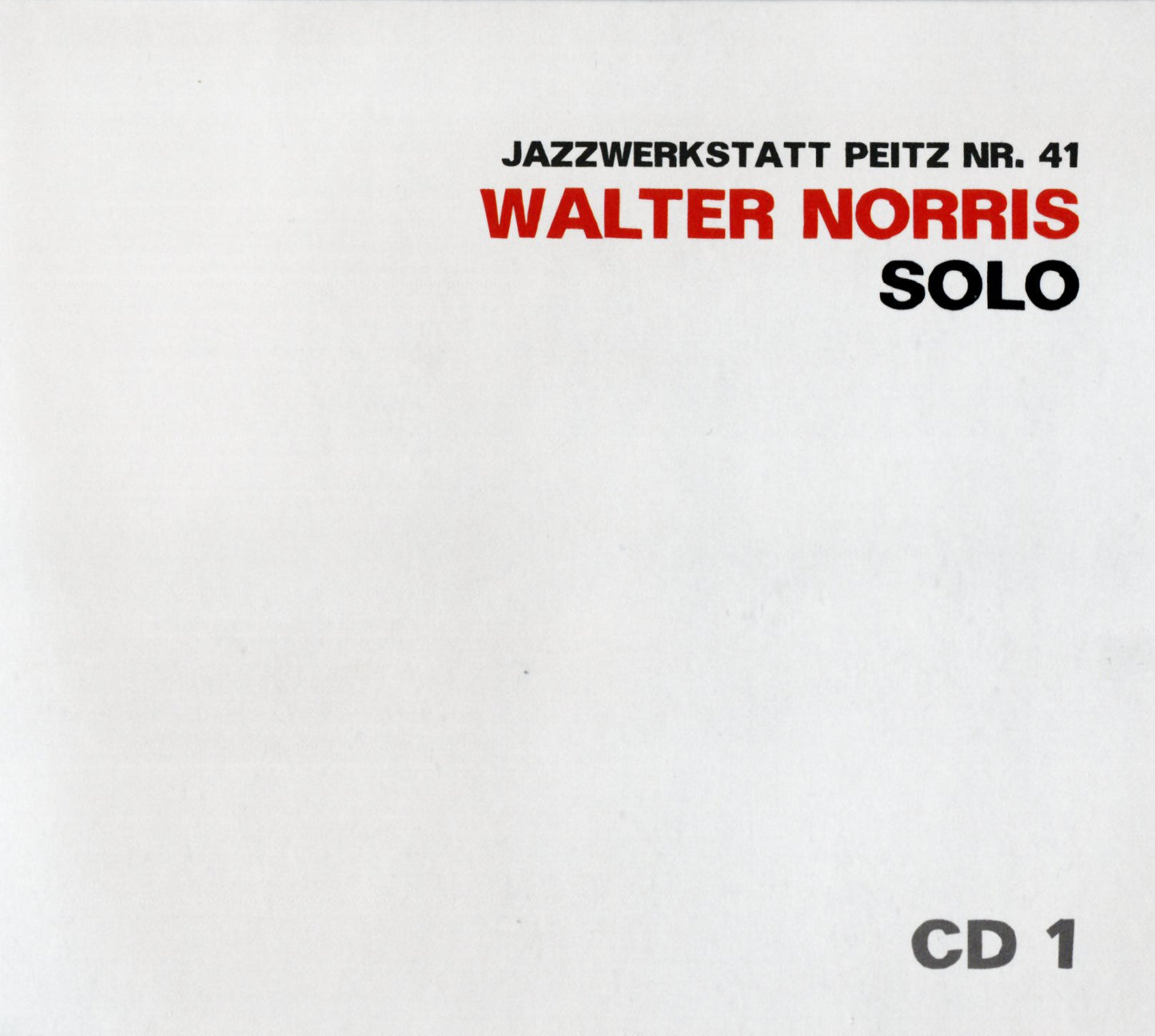 VARIOUS ARTISTS – jazzwerkstatt Peitz 50